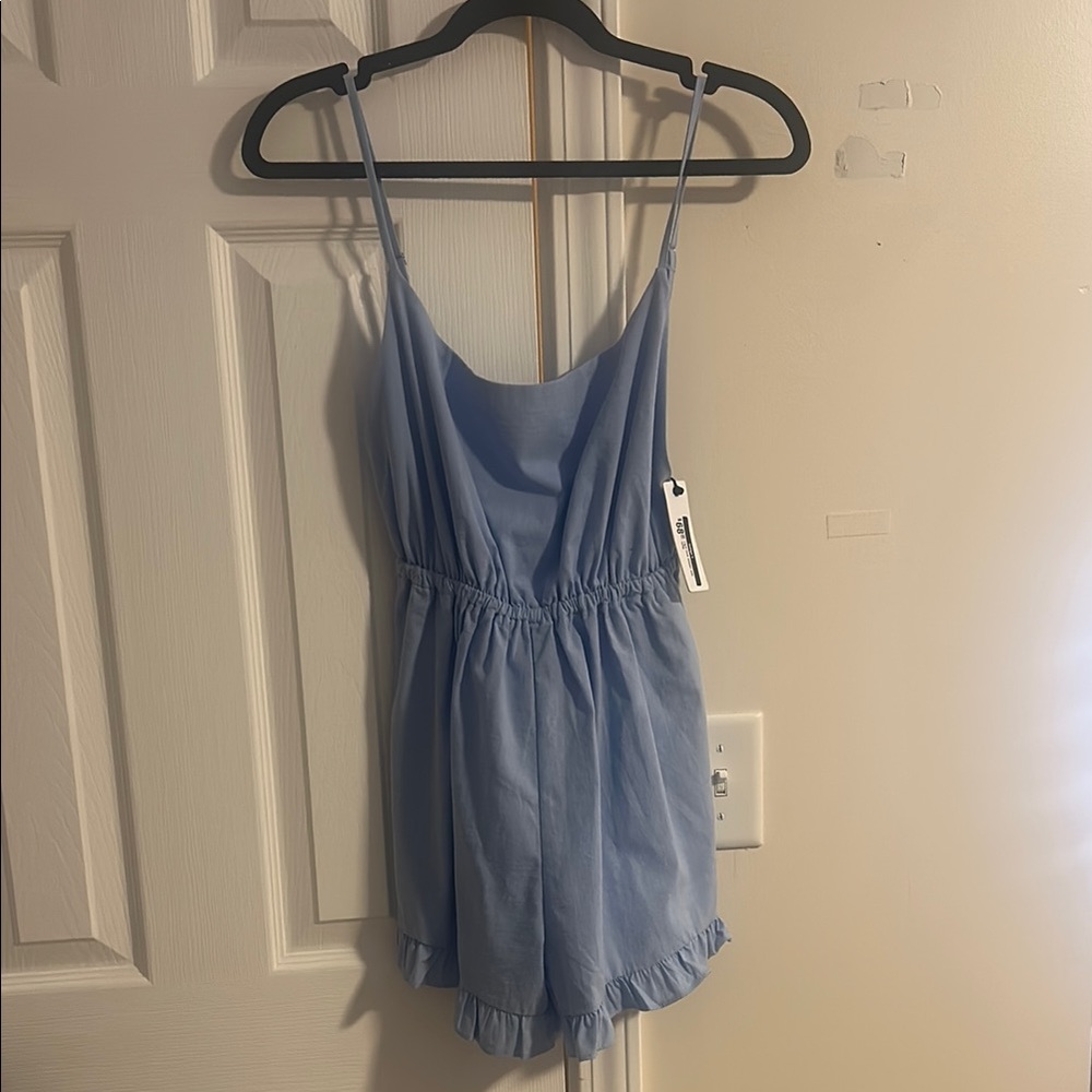 Elegant Light Blue Women's Dress